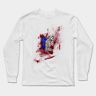 Attack on titans 2 ( bloody wings of freedom ) Long Sleeve T-Shirt